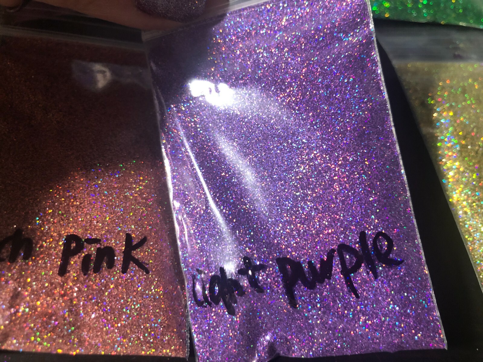 0.2MM Holographic Hexagon fine glitter You Choose Color Nail Art USA