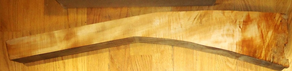 Rifle Half Stock Blank, Muzzleloader, 31" x 2 3/4", Curly Flame Figured Maple