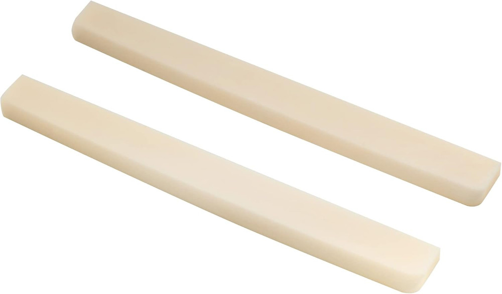 Basic 6 String Classical Guitar Bone Saddle, DJ-02 80X3X9/8Mm (Set of 2)