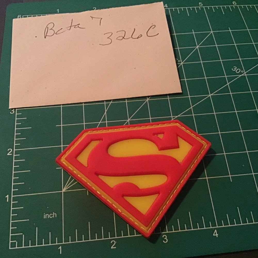 SUPERMAN Shield Tactical Morale Patch Hook Backed