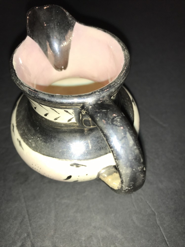 louis xv 4"pitcher silver And Light Pink. Beautiful