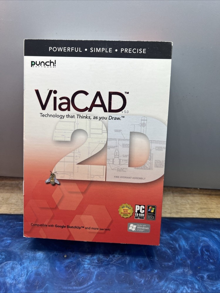 Viacad 2D Software - PC / MAC - Punch Software - Brand New