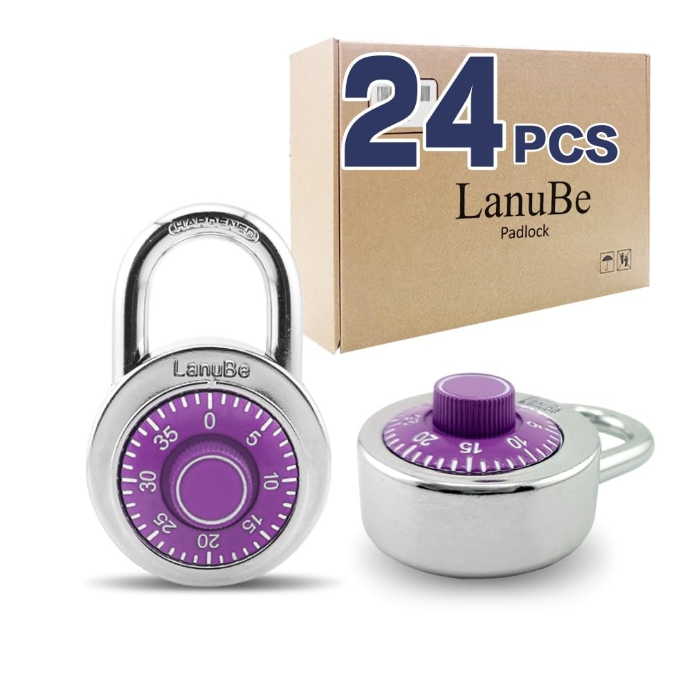 Standard Dial Combination Lock, 2 inches. Wide, with Different Combinations, ...