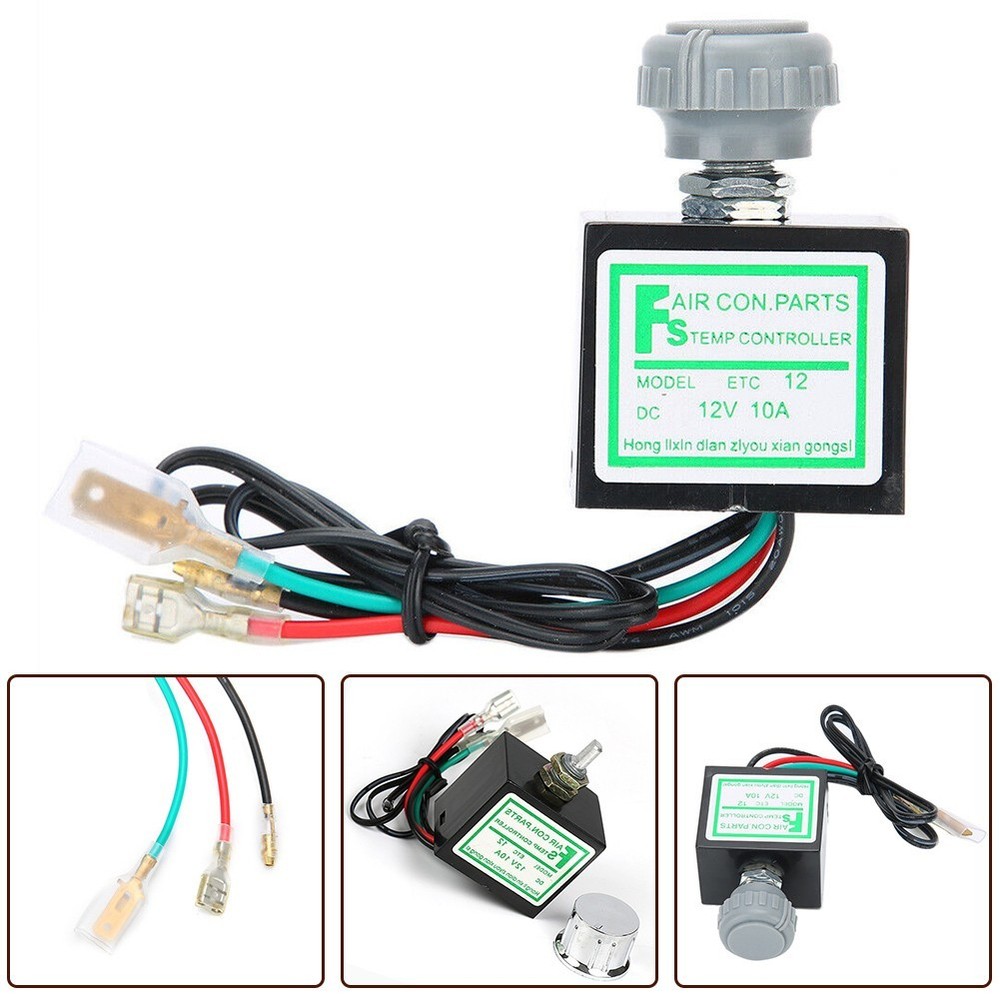 User Friendly Design 12V 10A Car Air Conditioner Electronic Thermostat Switch