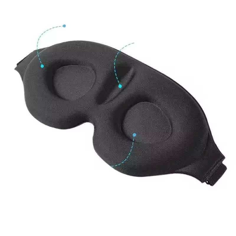 2/1 Pack Travel 3D Eye Mask Sleep Soft Padded Shade Cover Rest Relax Blindfold