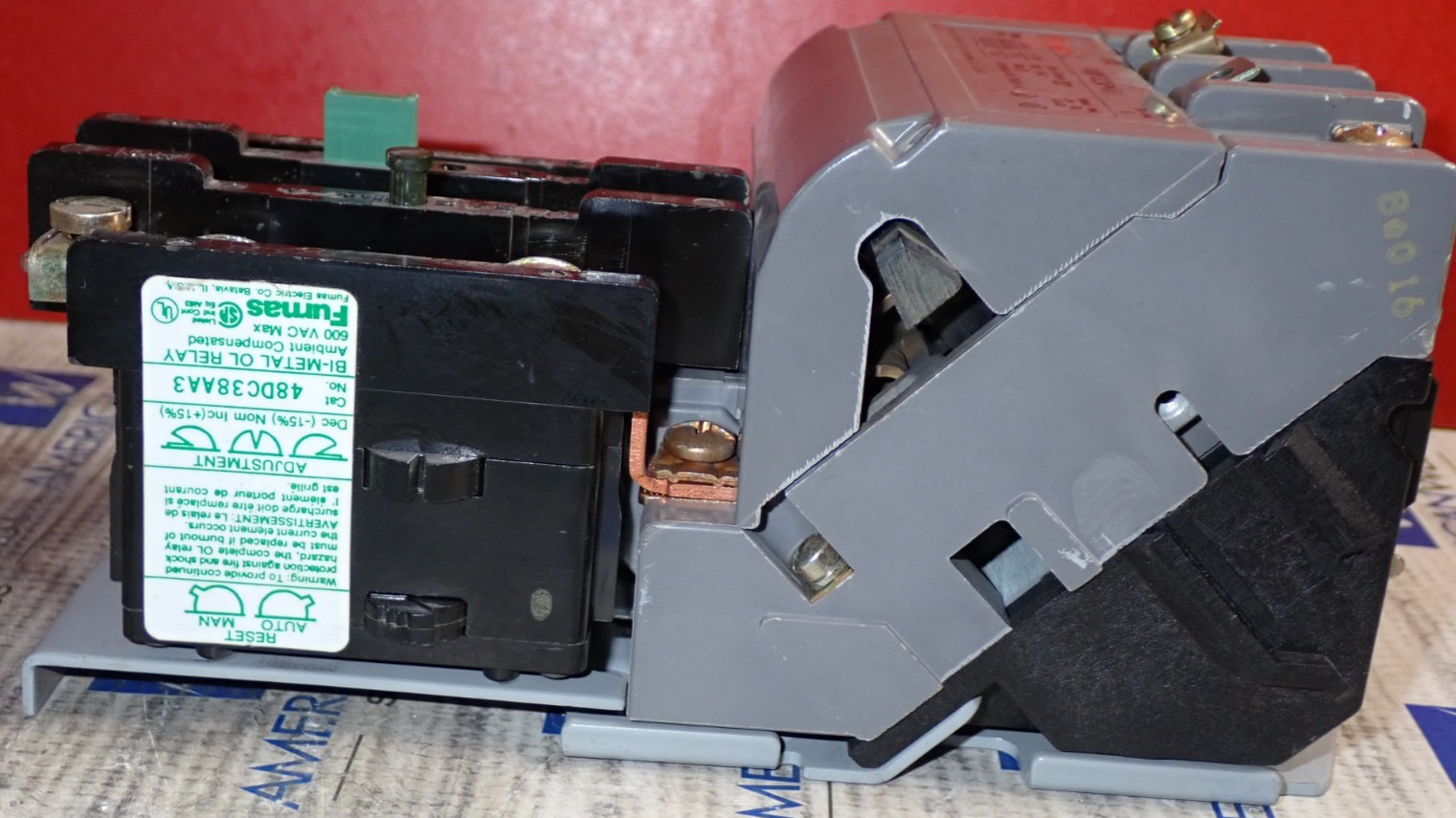 Furnas 14DP32A*81 Size 1 Starter 27 Amp 600VAC w/ 75D73070A Coil TESTED S933