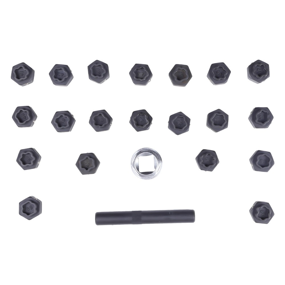 22pcs Wheel Locking Lug Nut Master Key Set Lock Removal Tool For BMW Universal