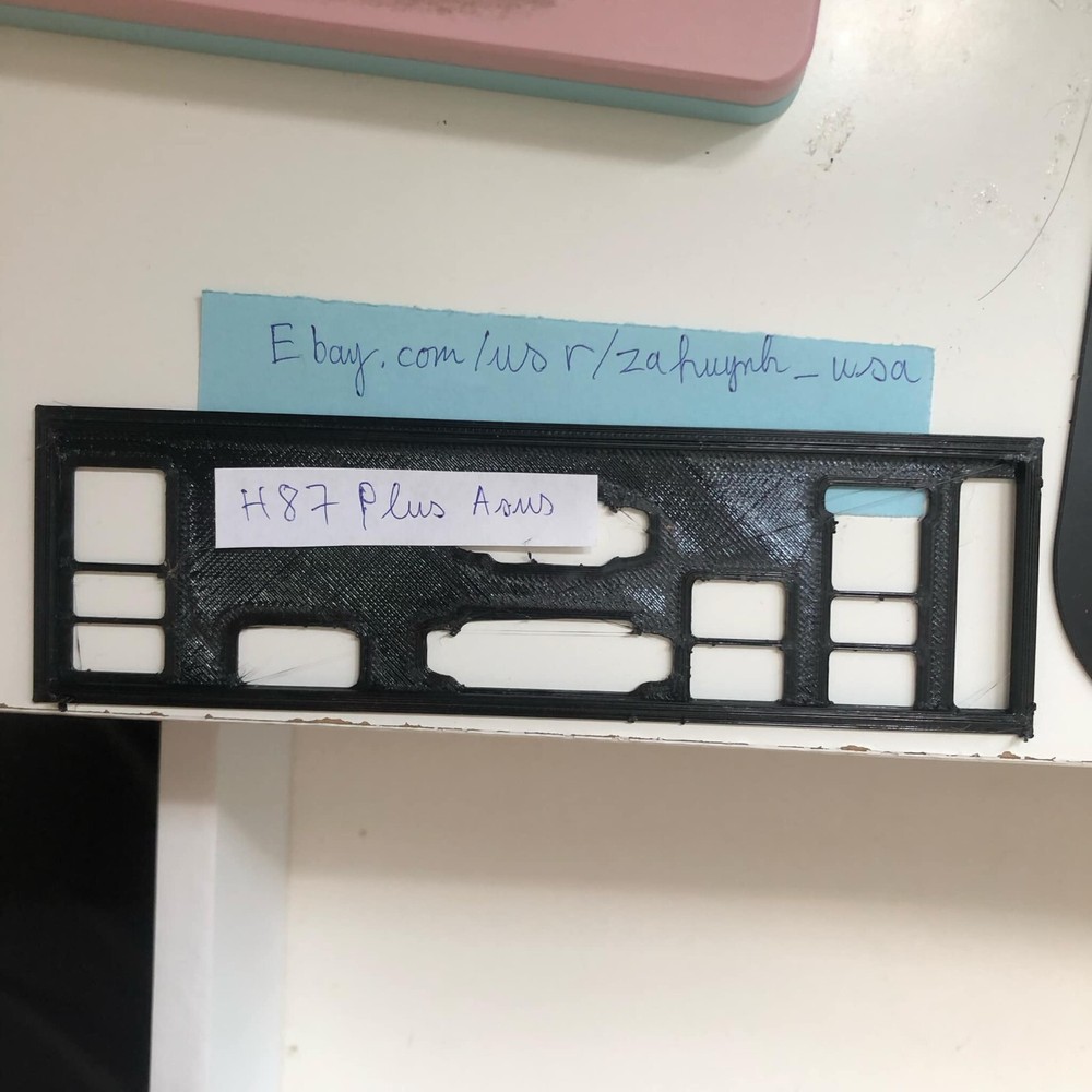 Asus H87 Plus IO Shield, 3D Printed, I/O Backplate