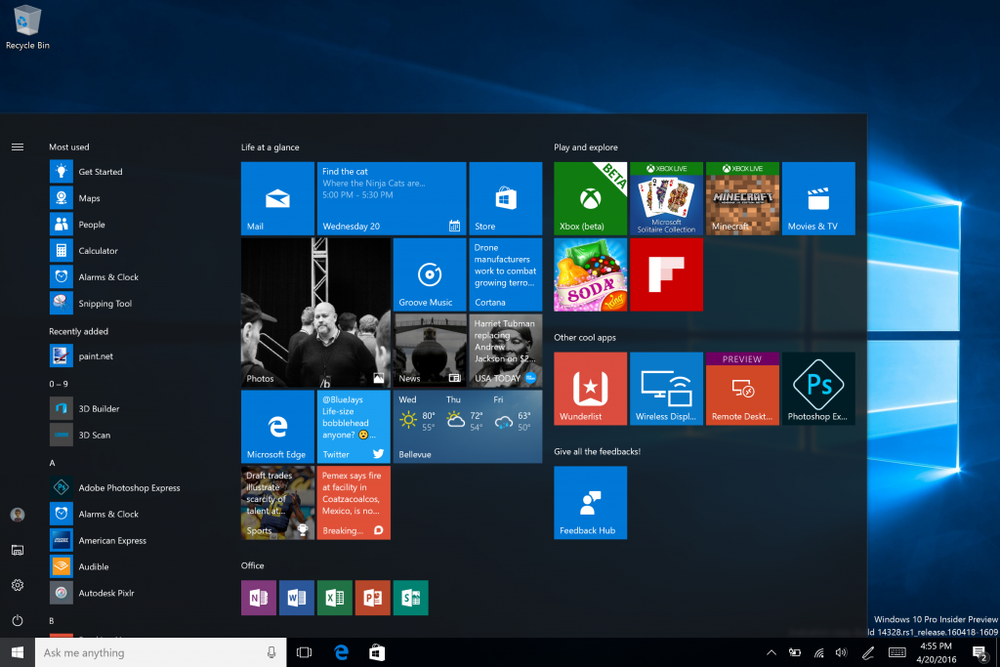 Win 10 Pro preloaded in 480GB SSD Solid State Hard Drive (Size 2.5") #1000