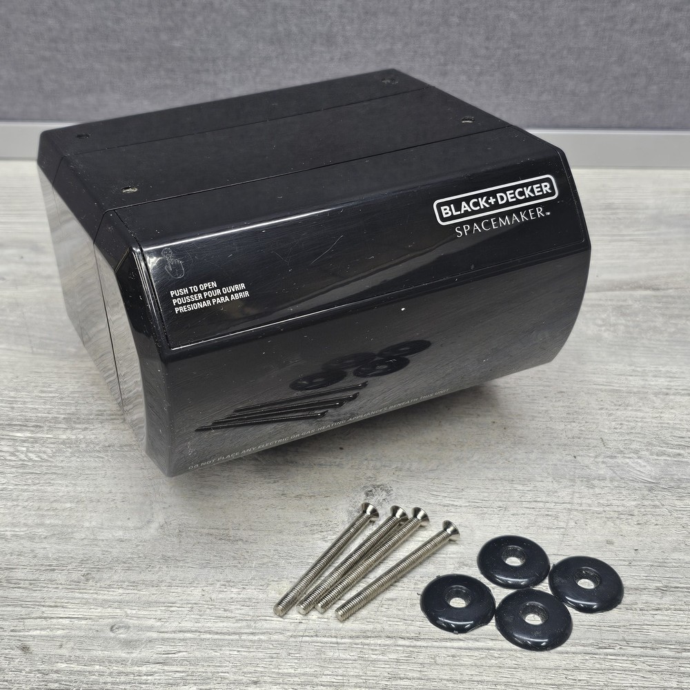 BLACK+DECKER Spacemaker CO100B Under-Cabinet Electric Can Opener & Hardware