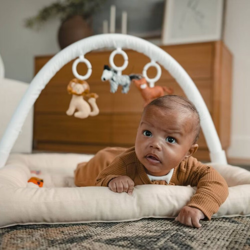 DockATot Minimat Baby Playmat - Sand Chambray