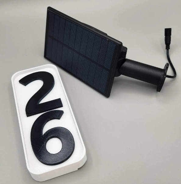 Solar Mailbox Numbers
