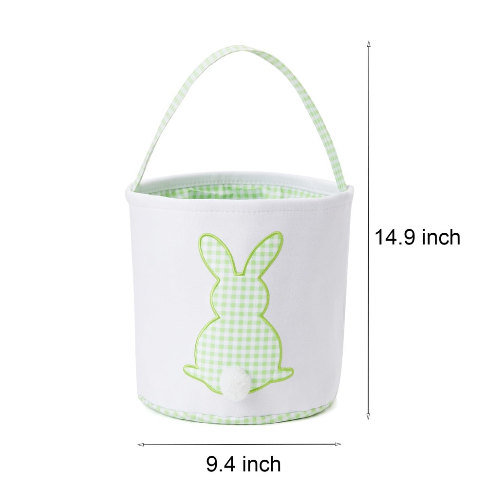 CHOIEO Easter Basket with Handle Easter Bucket Easter Baskets Easter Basket B...