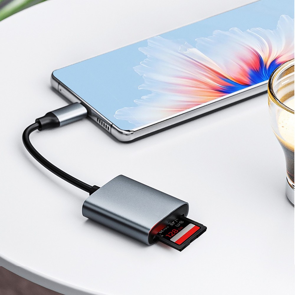 1Pcs Type C USB 3.1 High Speed 4.0 Memory Card Reader Adpter for UHS-II SD Card