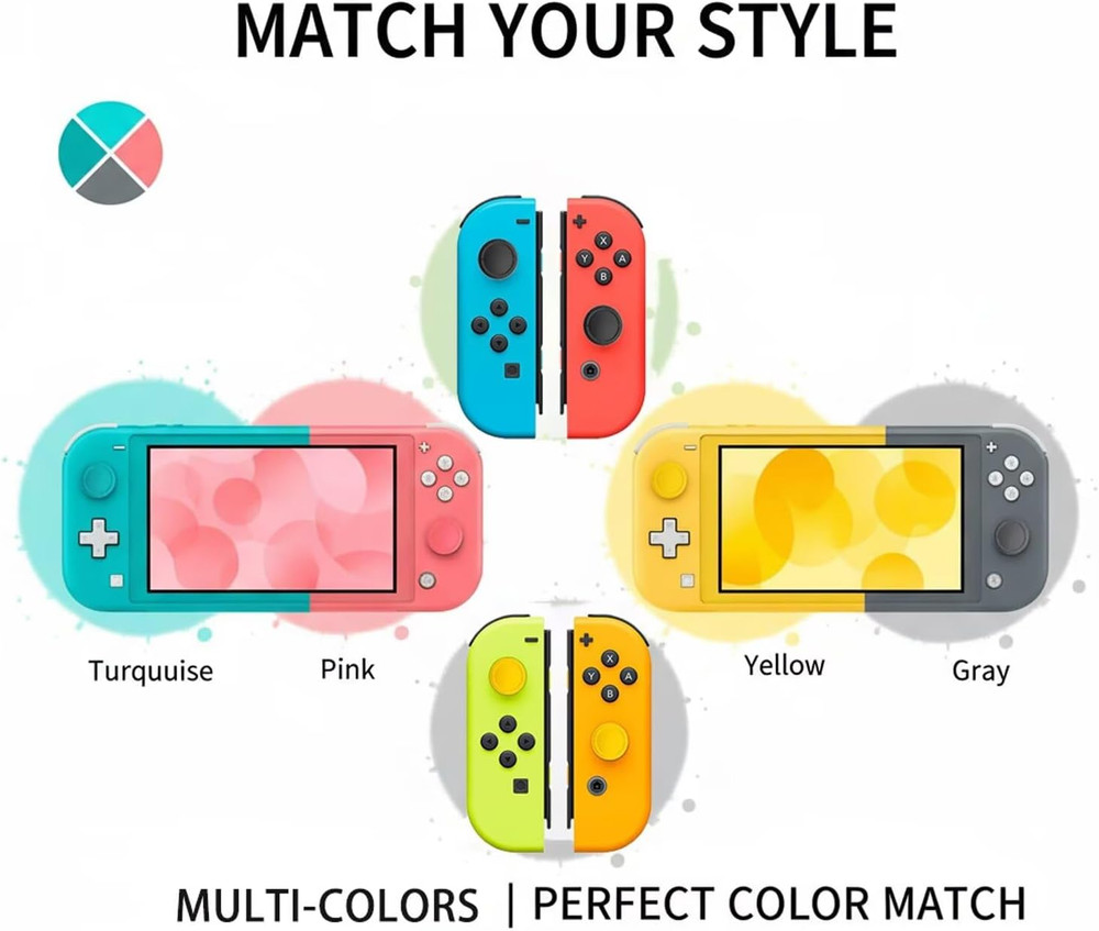 Joystick Replacement Cap Thumb Grip for Switch OLED & Switch Lite, Joystick Grip