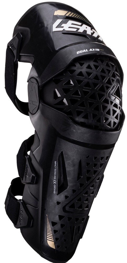 Leatt Dual Axis Pro Knee & Shin Guards Black