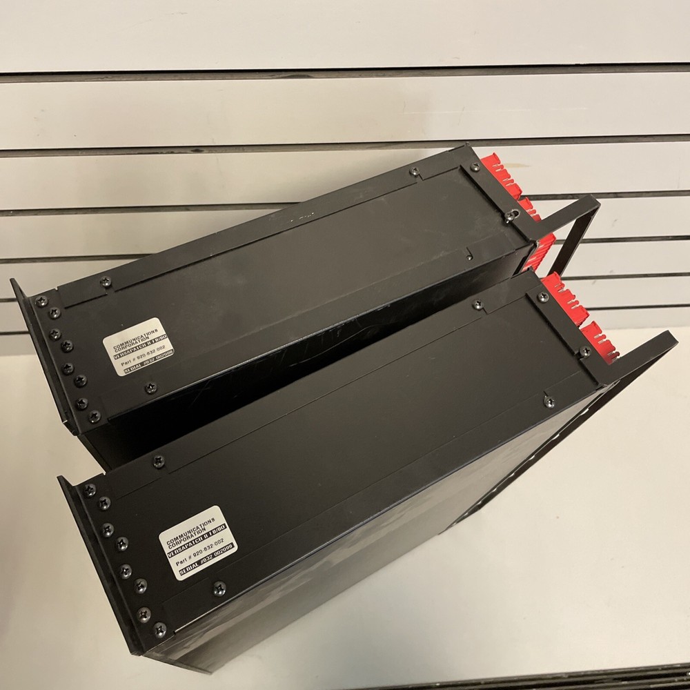 24x2 Audio Patch Bay Panel Rack Mount - COMMUNICATIONS CORPORATION - VERSAPATCH