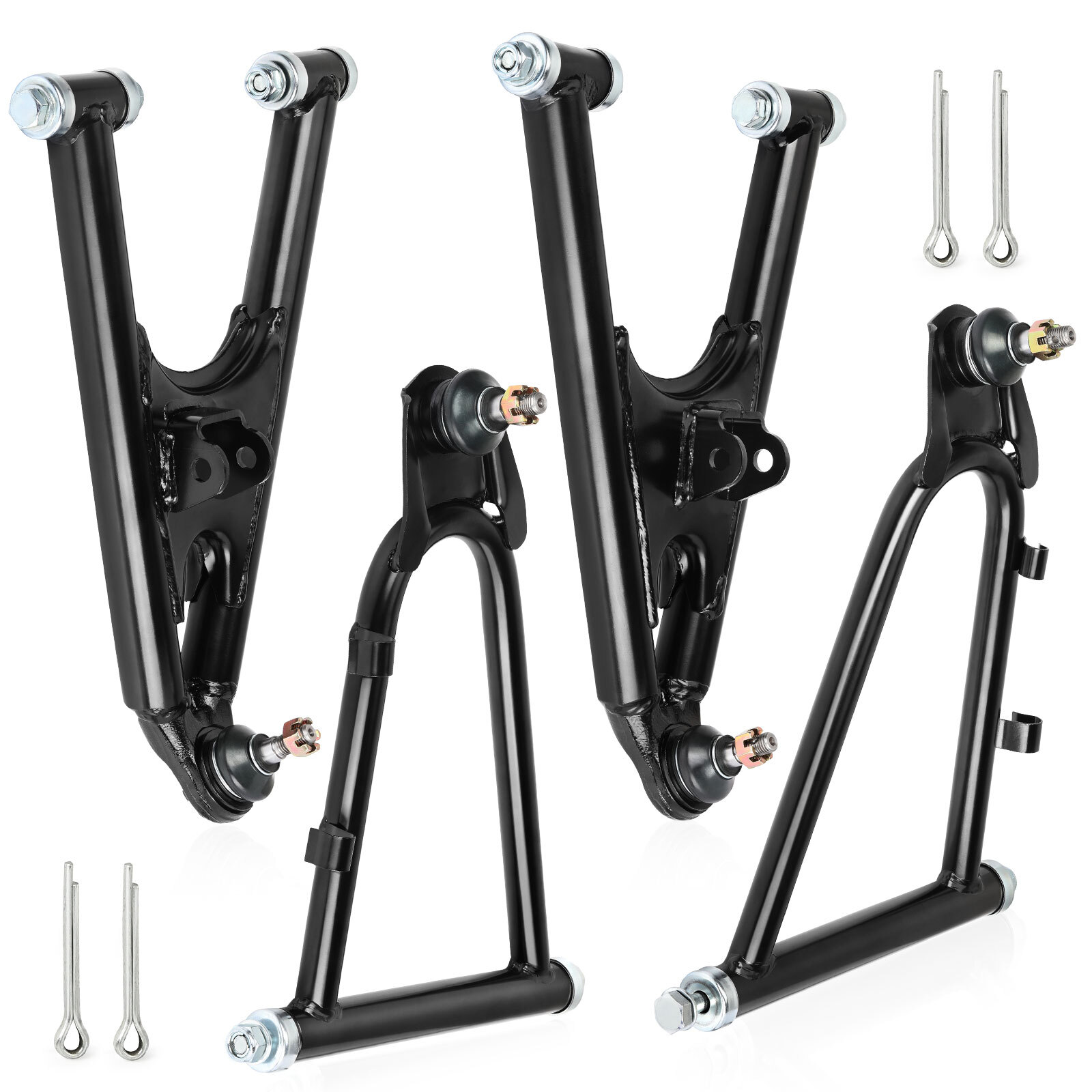 A-Arms Complete OEM Replica Set + Bolts + caps For Yamaha Banshee 350 1987-2006