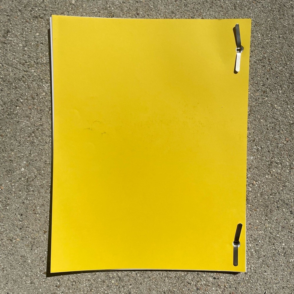 American Dad Original 2006 Production Used Table Draft Script Oedipal Panties