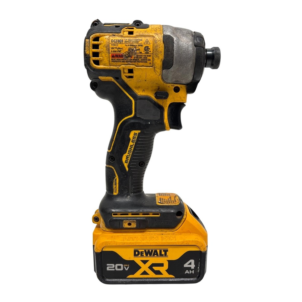 DeWalt DCF809 ATOMIC 20V MAX Brushless Compact 1/4" Cordless Impact Driver