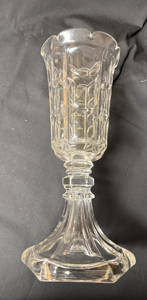 Pre-Civil War flint glass spill celery
