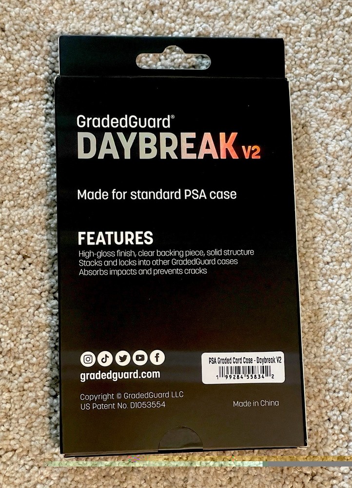 GradedGuard PSA Graded Card Case Guard Protector DAYBREAK V2 Limited Edition