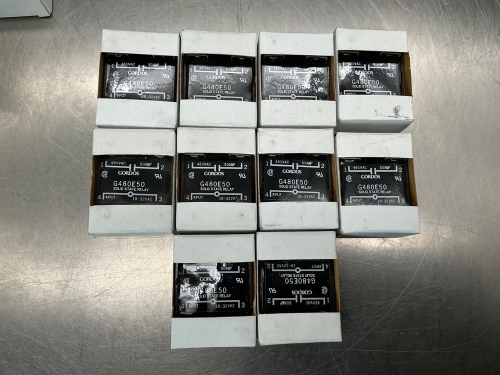 (10) Crouzet Gordos G480E50 Solid State Relay