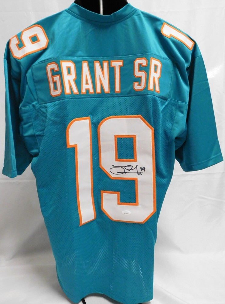 Jakeem Grant Sr. Miami Dolphins Signed Custom Jersey JSA Authenticated