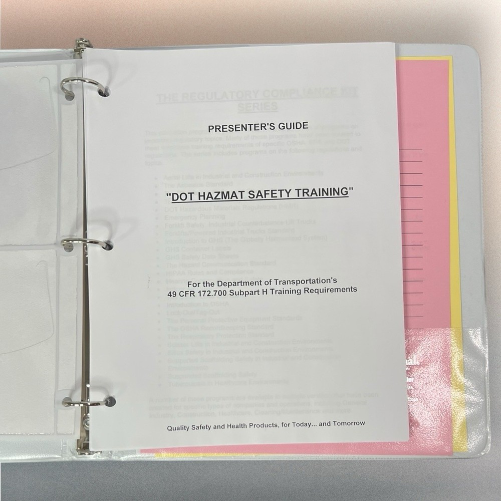 Marcom DOT Hazmat Safety Training Video/DVD Training Program, Shipped Next Day..