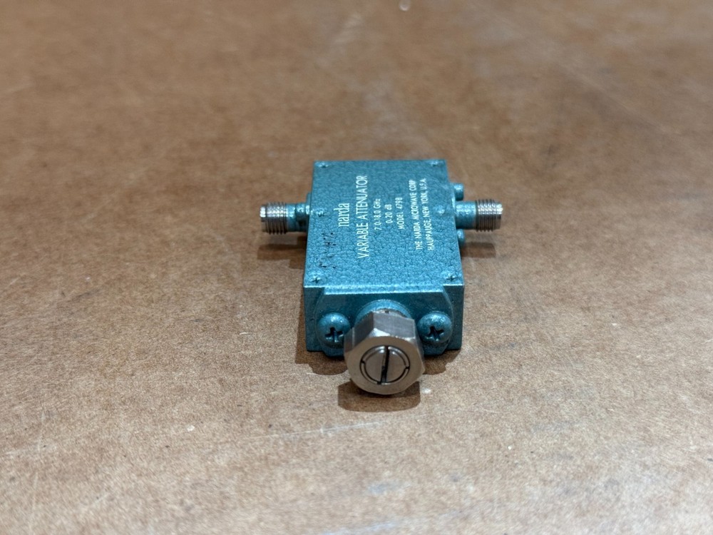Narda Model 4798 Variable Attenuator 7-18GHz 20dB