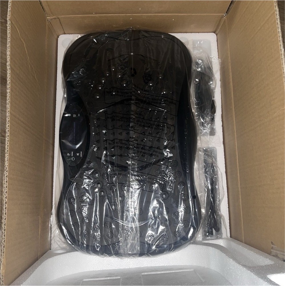 Black Vibration Platform Machine with LED Display