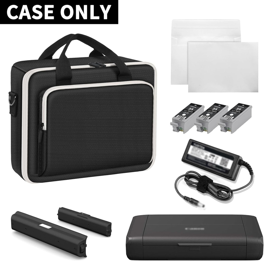 Wireless Mobile Printer Case Compatible with Canon PIXMA TR150/ Ip110 Printers,