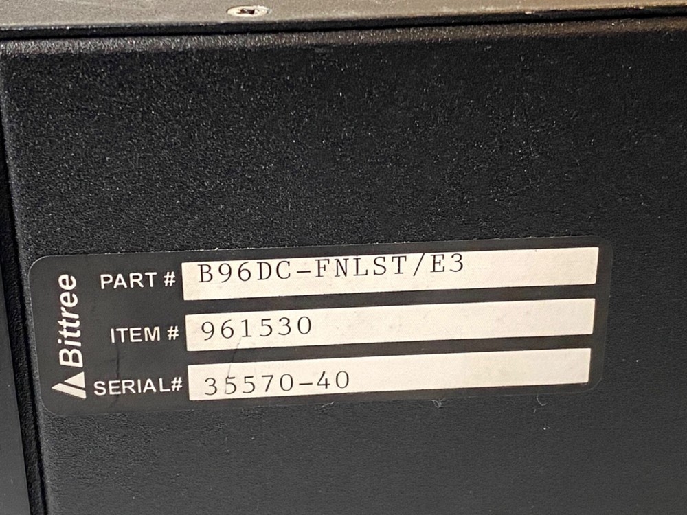 BITTREE B96DC-FNLST E3 Patchbay Audio Bantam - NON Programable