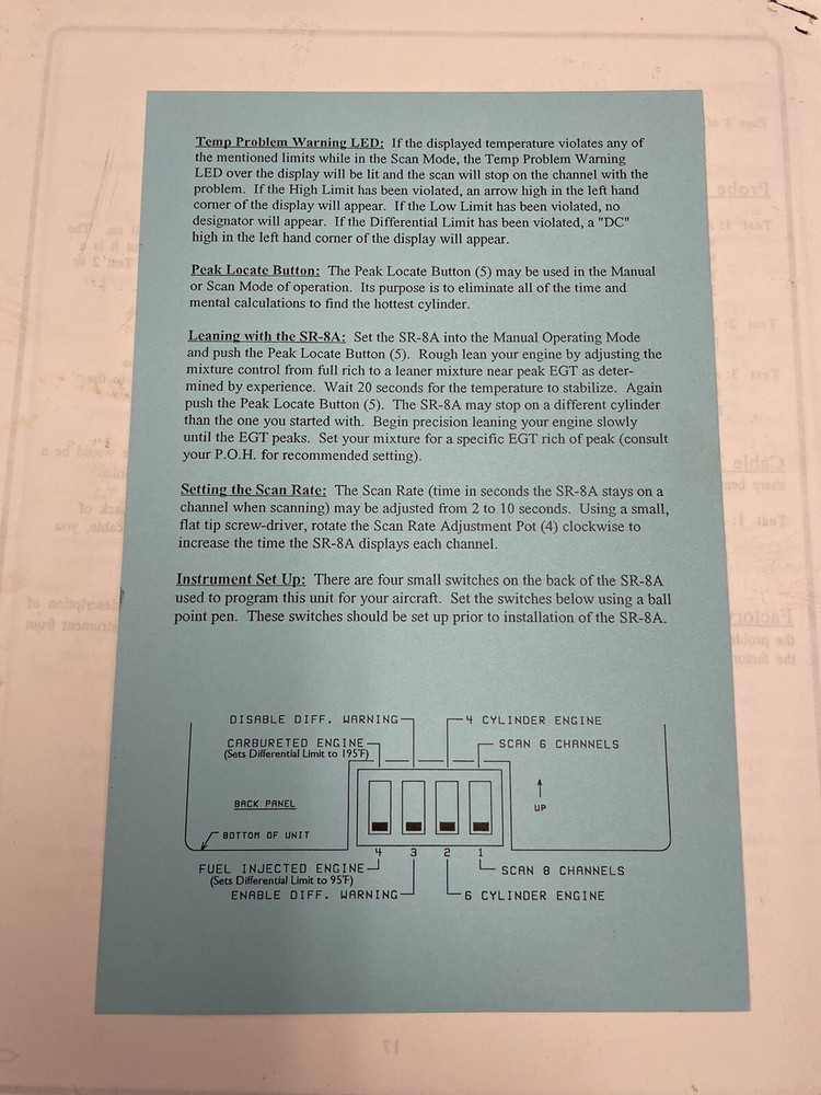 Pilots Manual For Diagnosing Engine Problems-For Max Performance Safety #092801
