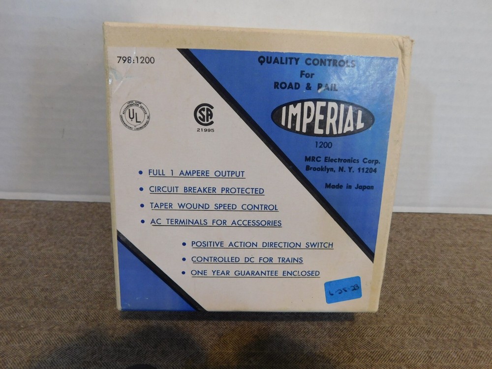 MRC Imperial 1200 HO Transformer NOS