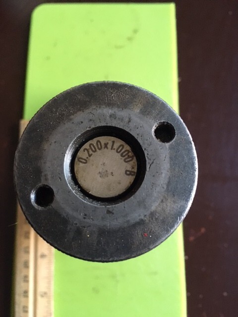 1 1/2 strippit .200x1.00 rectangular punch assembly