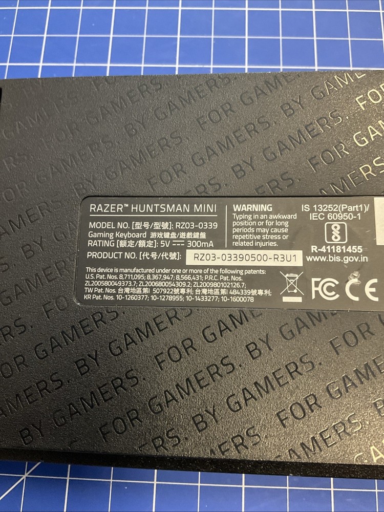 Razer keyboard and mouse combo E341