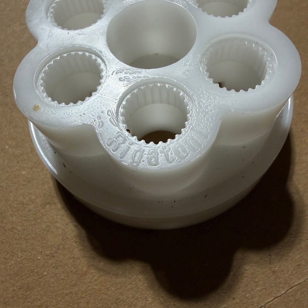 Pasta Maker Rigatoni Die D14 6 Hole Extruder Disc Attachment Replacement