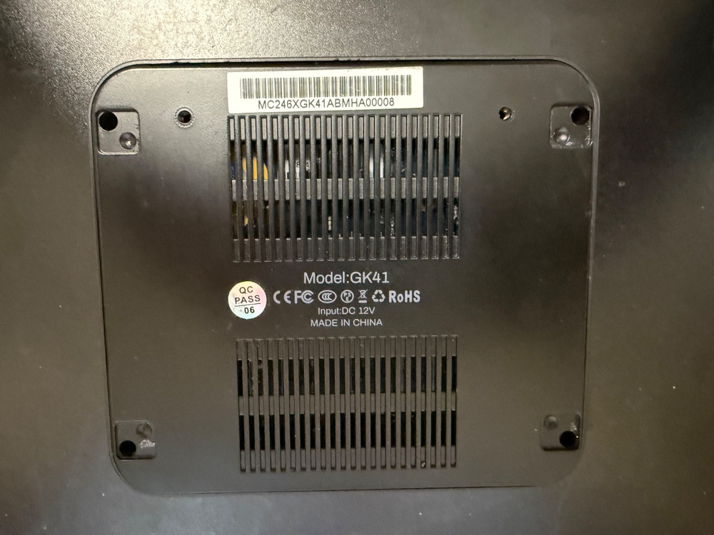 Minisforum GK41 Barebones mini pc