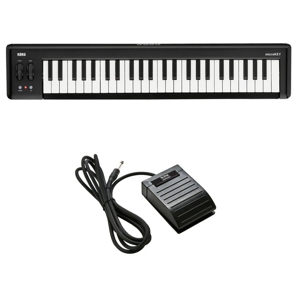 Korg microKEY2-49 USB MIDI Keyboard Controller BONUS PAK