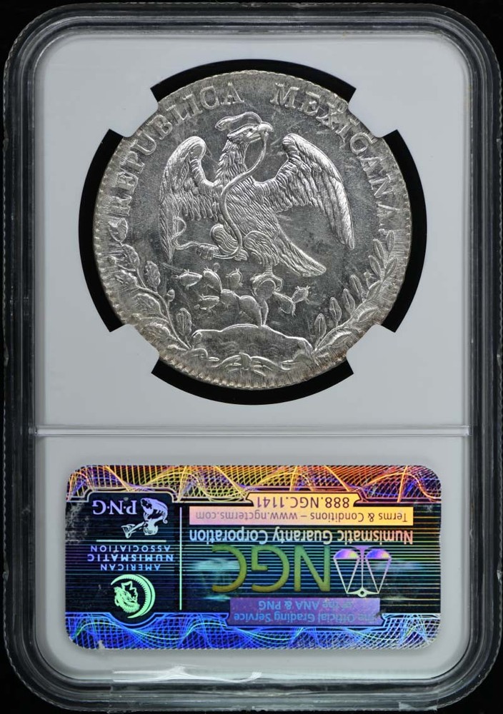 1889CA MM MEXICO 8R NGC MS64