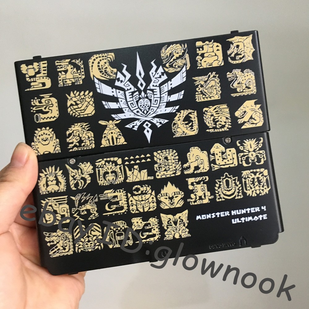 New 3DS Replacement Housing Shell - Monster Hunter 4 Ultimate Themed Patterned