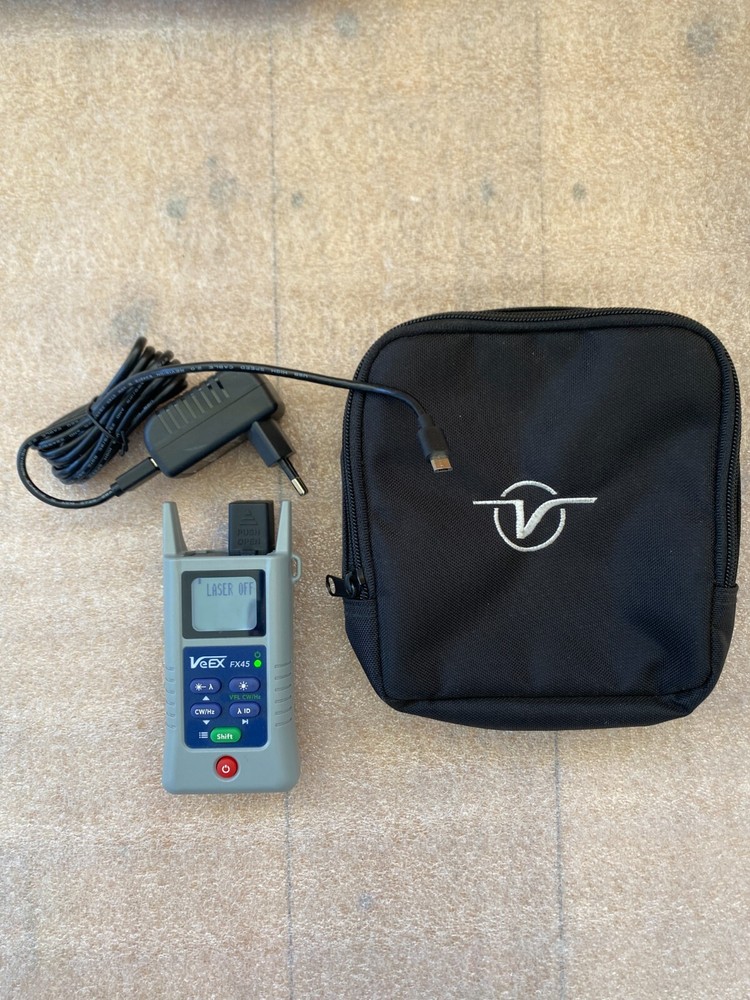VeEX FX45 Fiber Optical Meter + Fiber Optic Cables