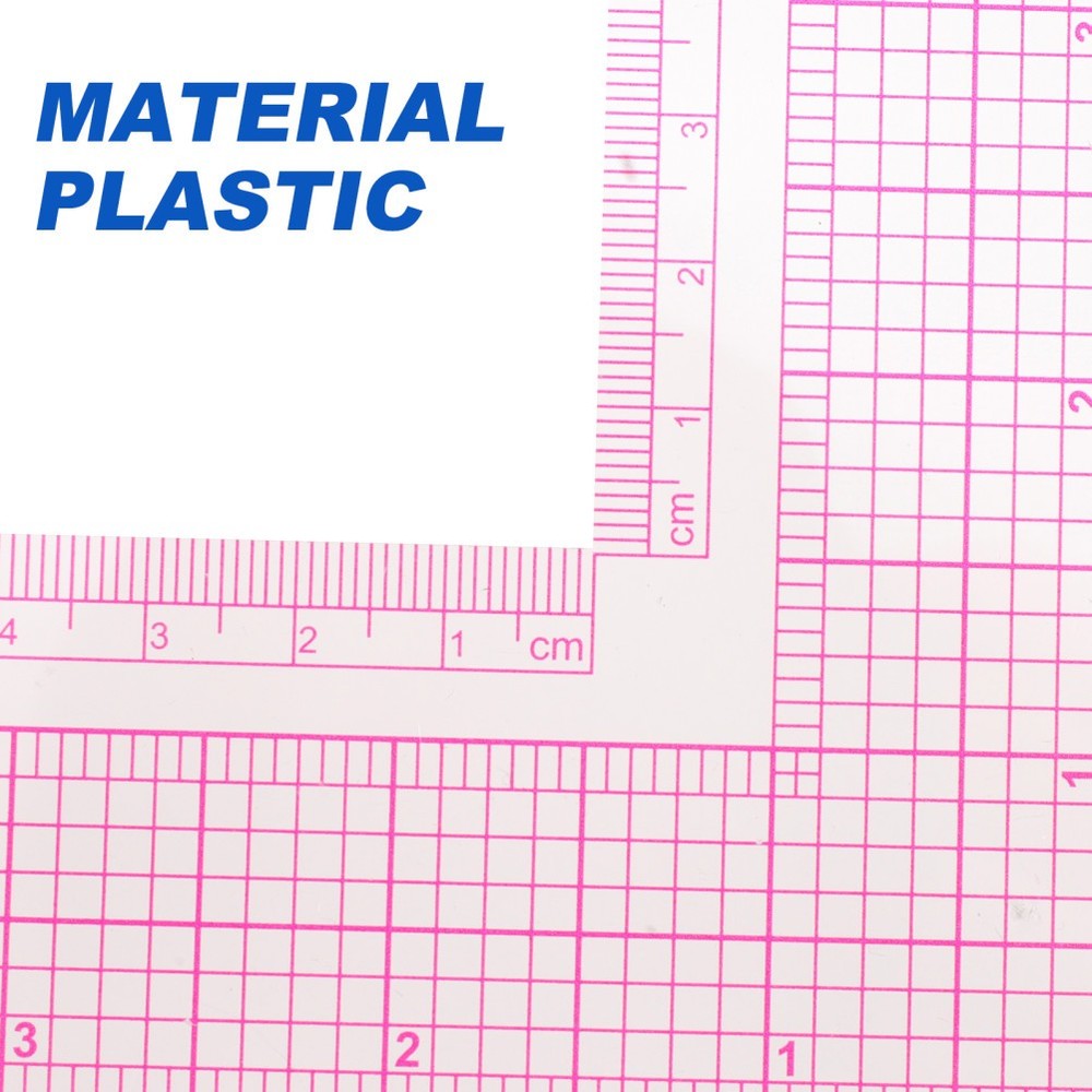 2Pcs Square Curve Ruler Sewing Measure Ruler for Tailor and Quilting Projects