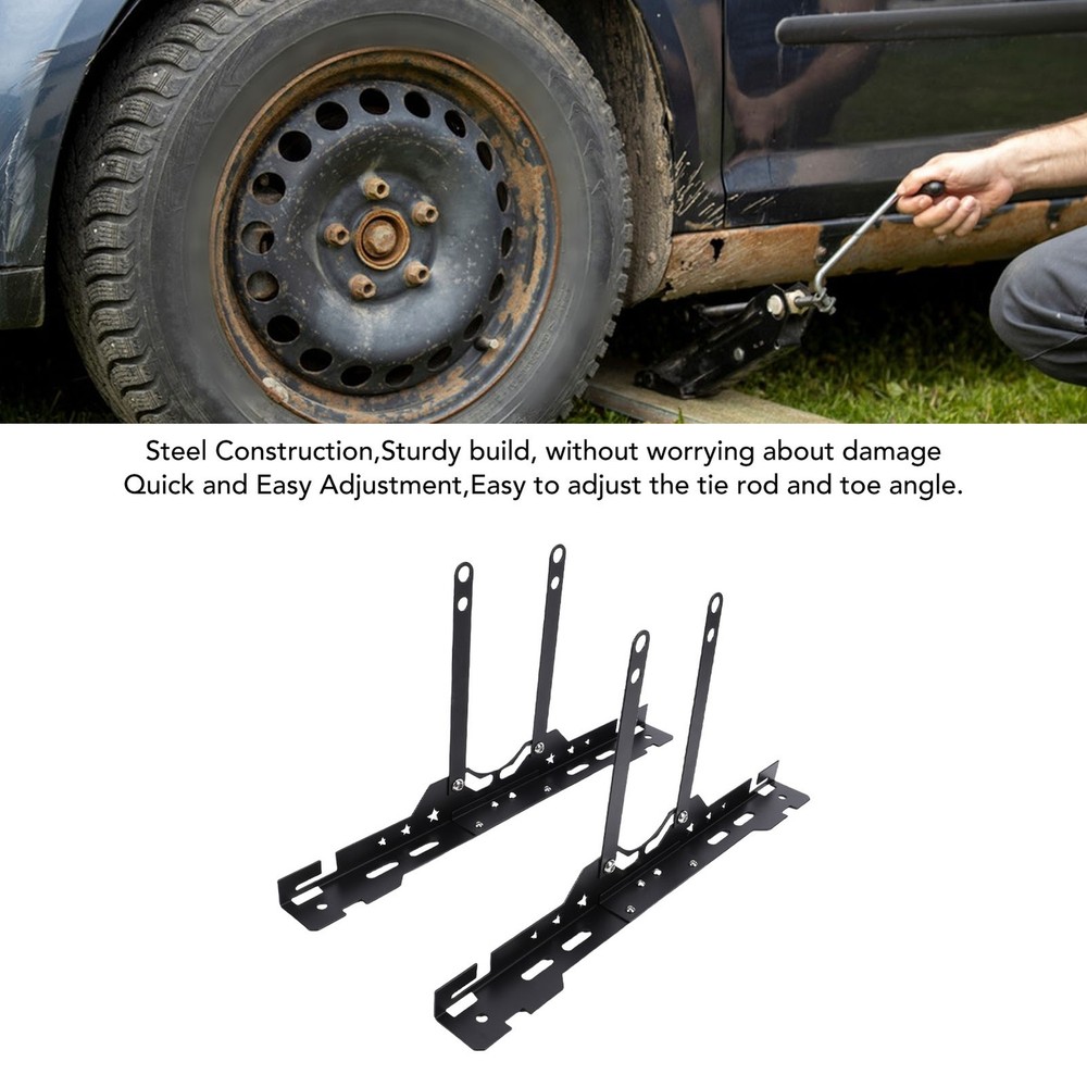 2 Sets Heavy Duty Wheel Alignment Tool Plate For Car Front End Alignment JCFO