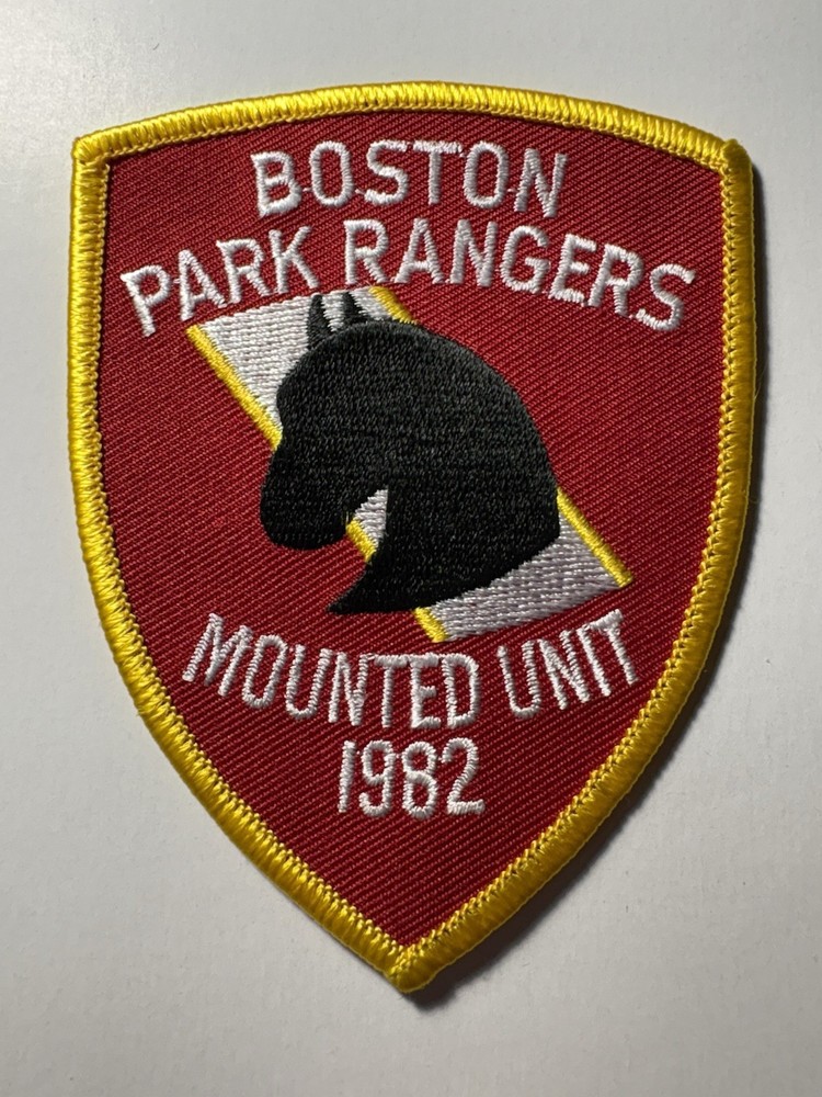 Boston Massachusetts Park Rangers Mounted Unit Patch