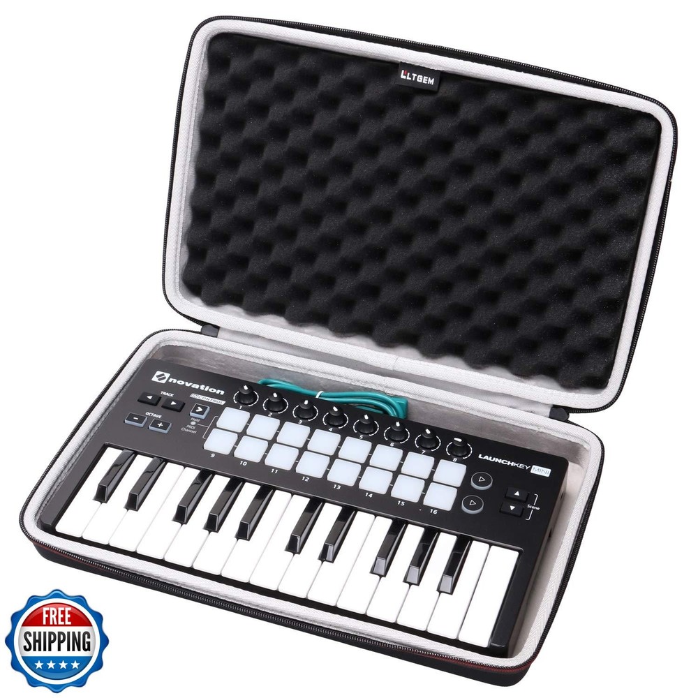 LTGEM EVA Hard Case for Novation Launchkey Mini 25-Note USB Keybo