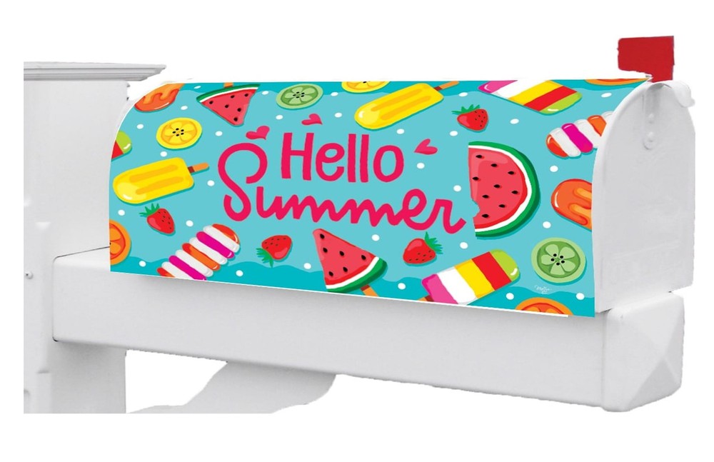 Popsicles and Fruit Mailbox Cover