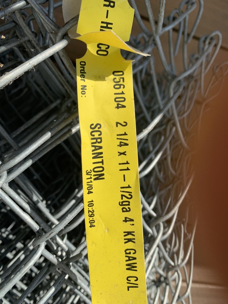 MASTER HALCO GALVANIZED FENCING CHAIN LINK FABRIC 4'