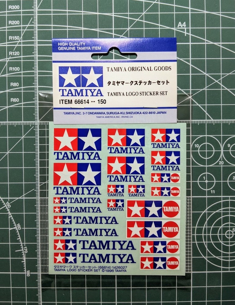 Tamiya LOGO STICKER SET 66614